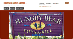 Desktop Screenshot of hungrybearpubandgrill.com